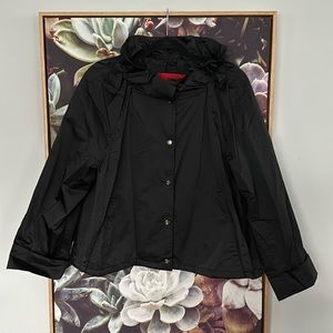 CH CAROLINA HERRERA BLACK SAYIN WINDBREAKER